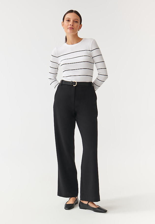 LADIES’ WIDE LEG TROUSERS TIARO 1 LADIES’ WIDE LEG TROUSERS TIARO 1 BLACK 1