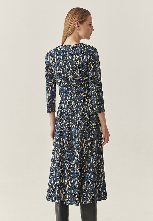 ROCHIE MIDI FEMININĂ CU DESIGN ORIGINAL - IGA ROCHIE MIDI FEMININĂ CU DESIGN ORIGINAL - IGA MULTICOLOR 3