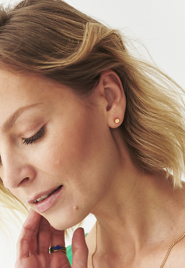 2-PACK OF GOLD-PLATED EARRINGS - SIMBI 2-PACK OF GOLD-PLATED EARRINGS - SIMBI MULTIKOLOR 1