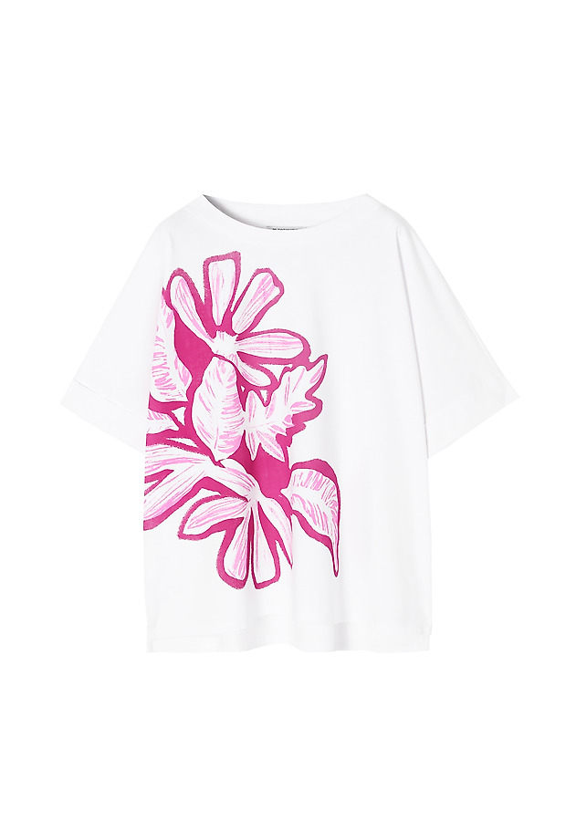 BAWEŁNIANY T-SHIRT DAMSKI LIKE 14 BAWEŁNIANY T-SHIRT DAMSKI LIKE 14 BIAŁY 5