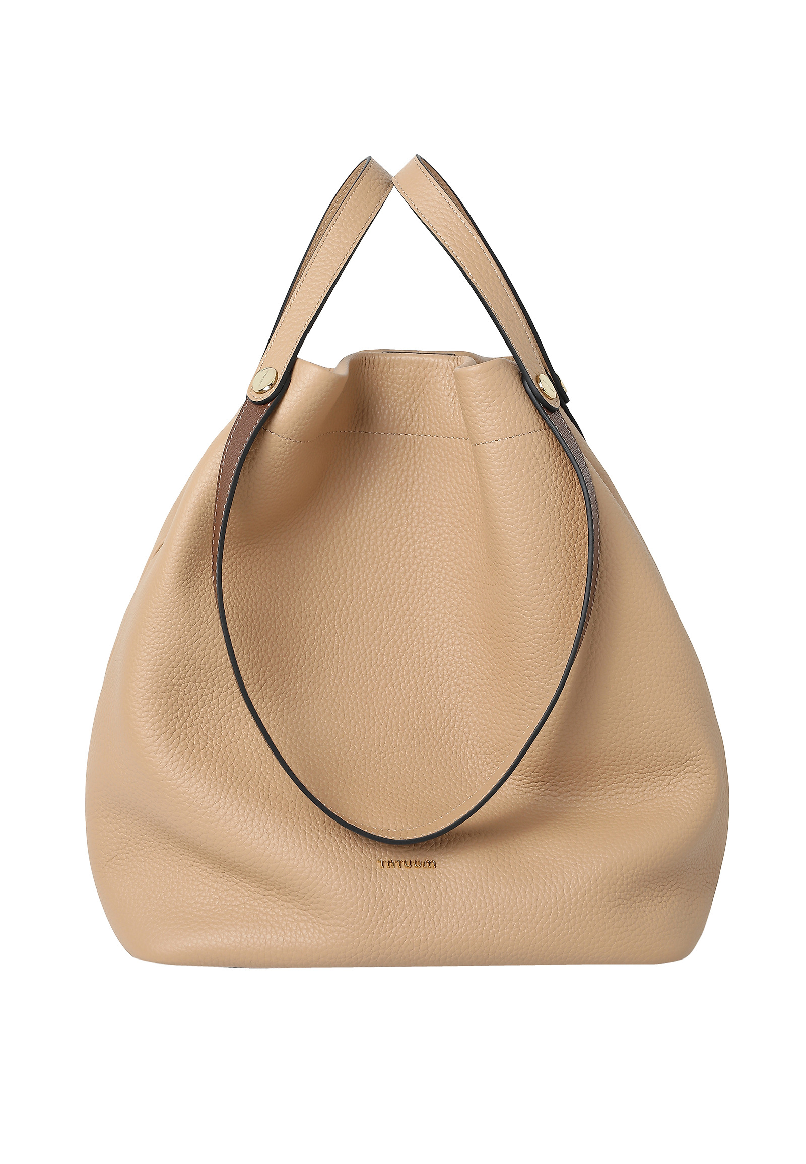 WOMEN'S LEATHER BAG WITH HANDLE- ETERNITY WOMEN'S LEATHER BAG WITH HANDLE- ETERNITY BEIGE 113346
