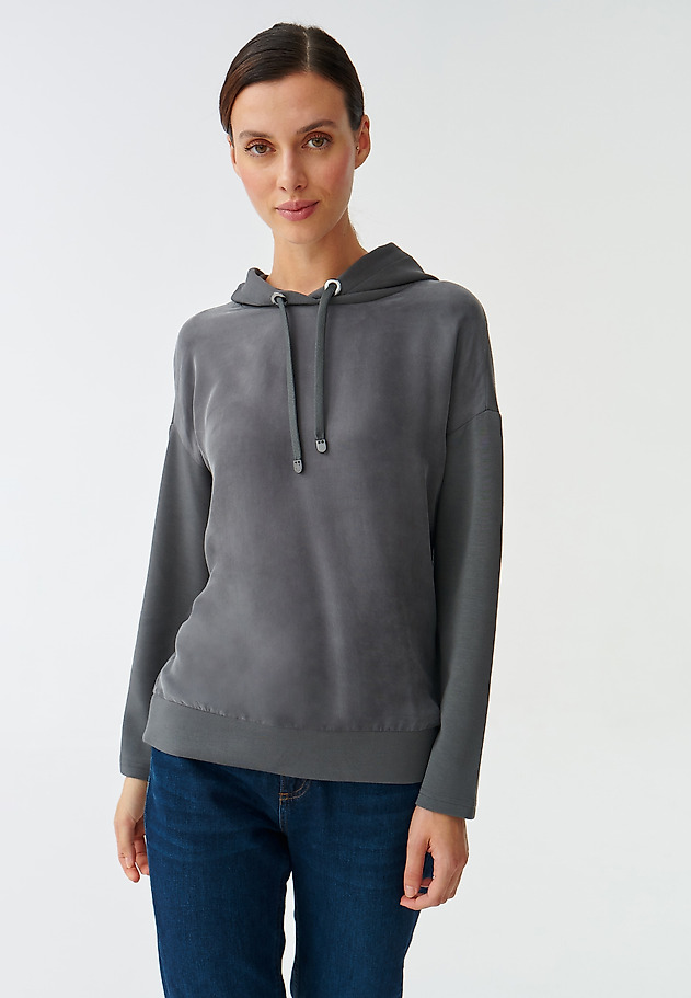 LADIES’ SWEATSHIRT WITH A HOOD MINIKA LADIES’ SWEATSHIRT WITH A HOOD MINIKA SZARY 3