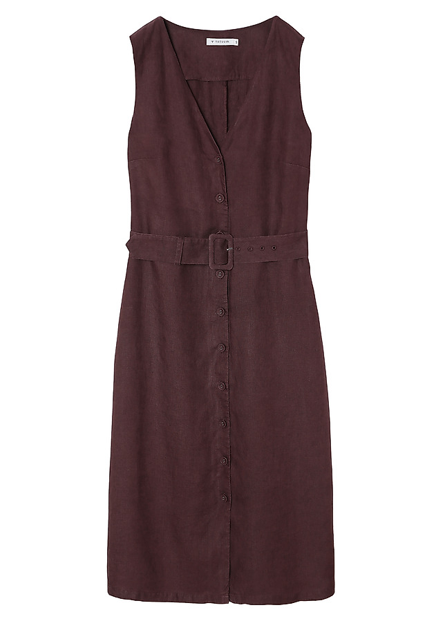 ROCHIE MIDI, DIN IN, CU CUREA DECORATIVĂ ÎN TALIE - CLAIRE ROCHIE MIDI, DIN IN, CU CUREA DECORATIVĂ ÎN TALIE - CLAIRE VIOLETĂ 7