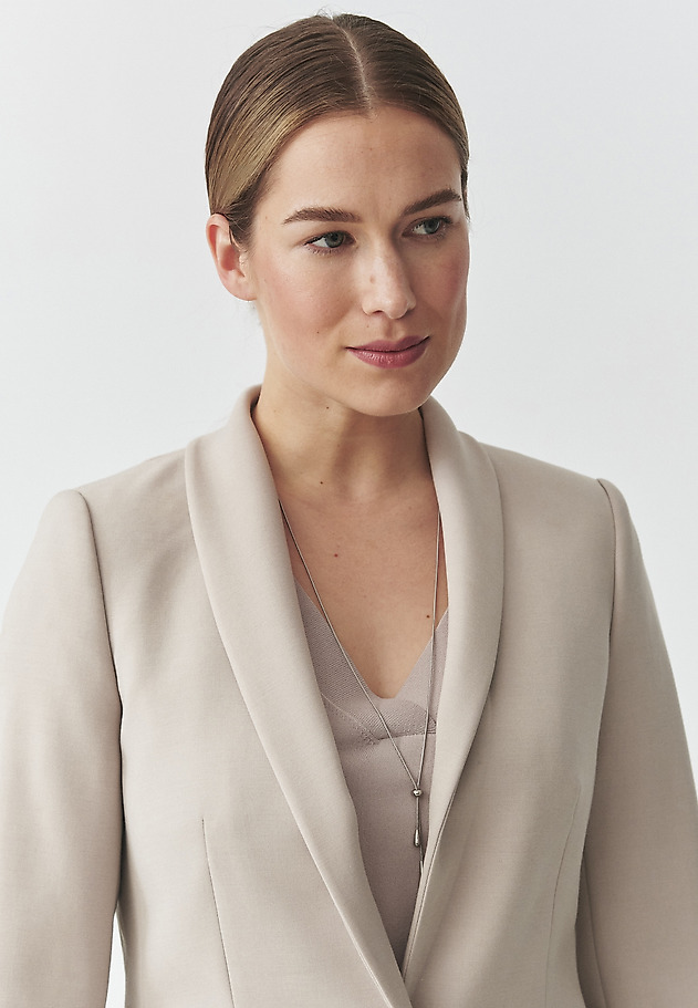 BEIGE WOVEN BLAZER — LAMIANA BEIGE WOVEN BLAZER — LAMIANA BEŻOWY 6