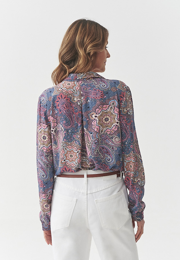 PATTERNED VISCOSE SHIRT — ANTHEA PATTERNED VISCOSE SHIRT — ANTHEA MULTIKOLOR 5