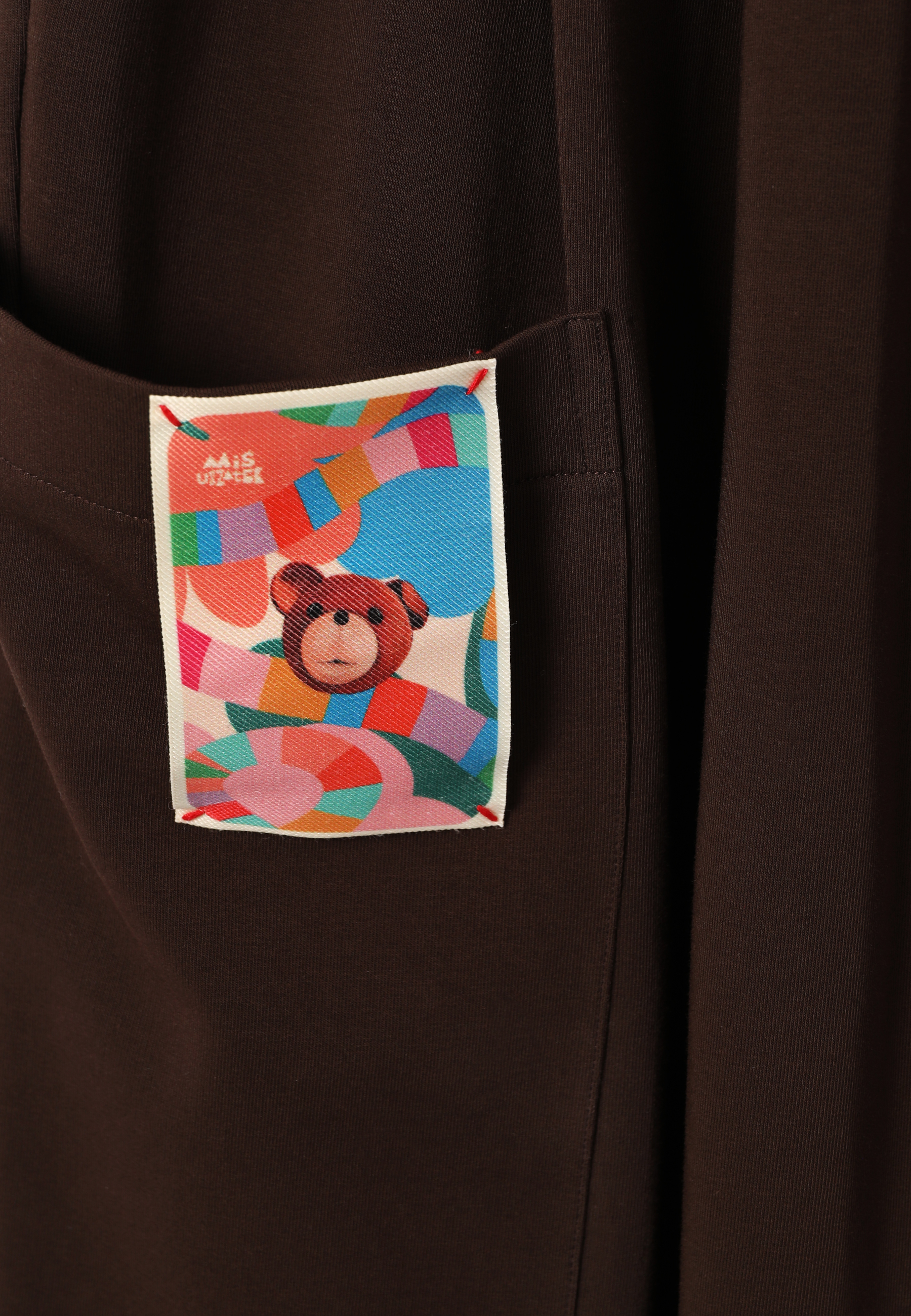 CASUALOWE SPODNIE O LUŹNYM KROJU - KORNILA BRĄZOWY 2