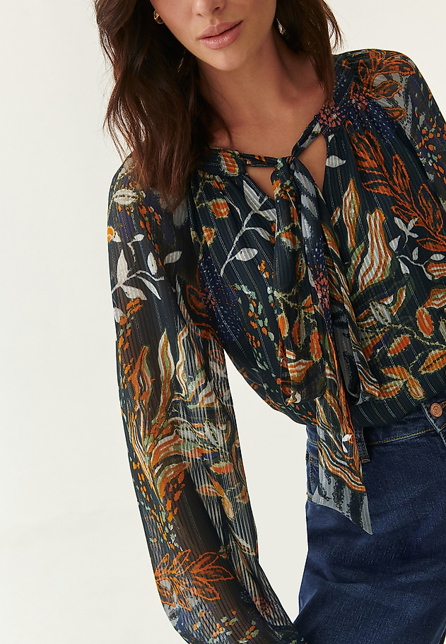 LADIES' FLARED BLOUSE LILLY 1 LADIES' FLARED BLOUSE LILLY 1 MULTICOLOR 4