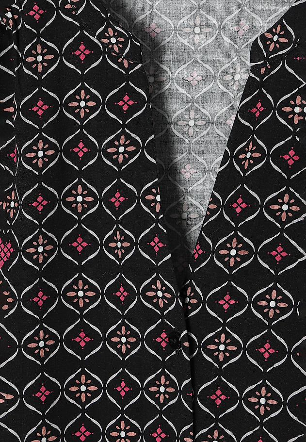 PATTERNED LADIES’ BLOUSE WITH A STAND-UP COLLAR KLERI PATTERNED LADIES’ BLOUSE WITH A STAND-UP COLLAR KLERI MULTIKOLOR 7