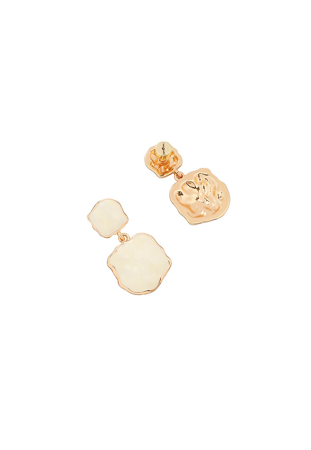 LONG EARRINGS - RANDI LONG EARRINGS - RANDI ECRU 2