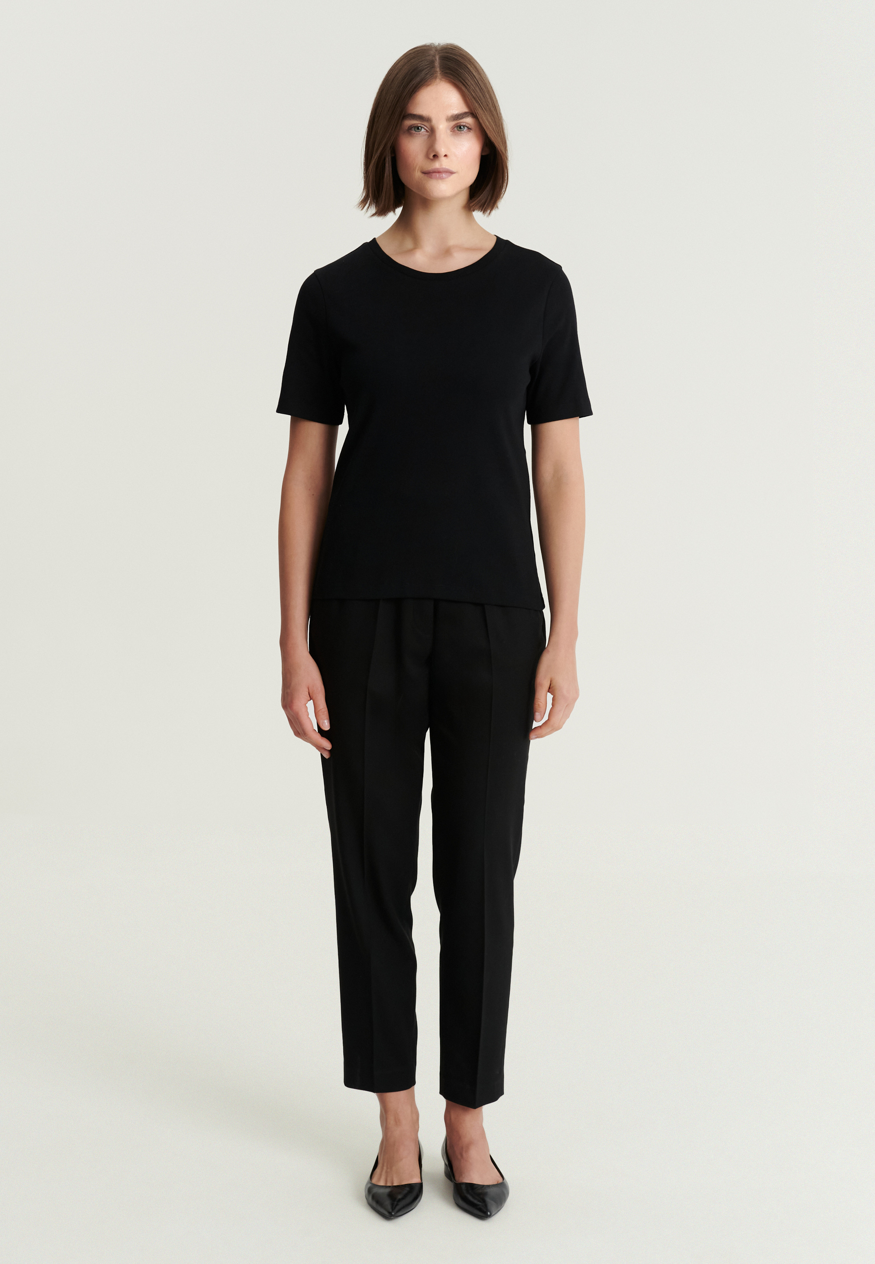WOMEN'S COTTON T-SHIRT - KIRI BLACK 2