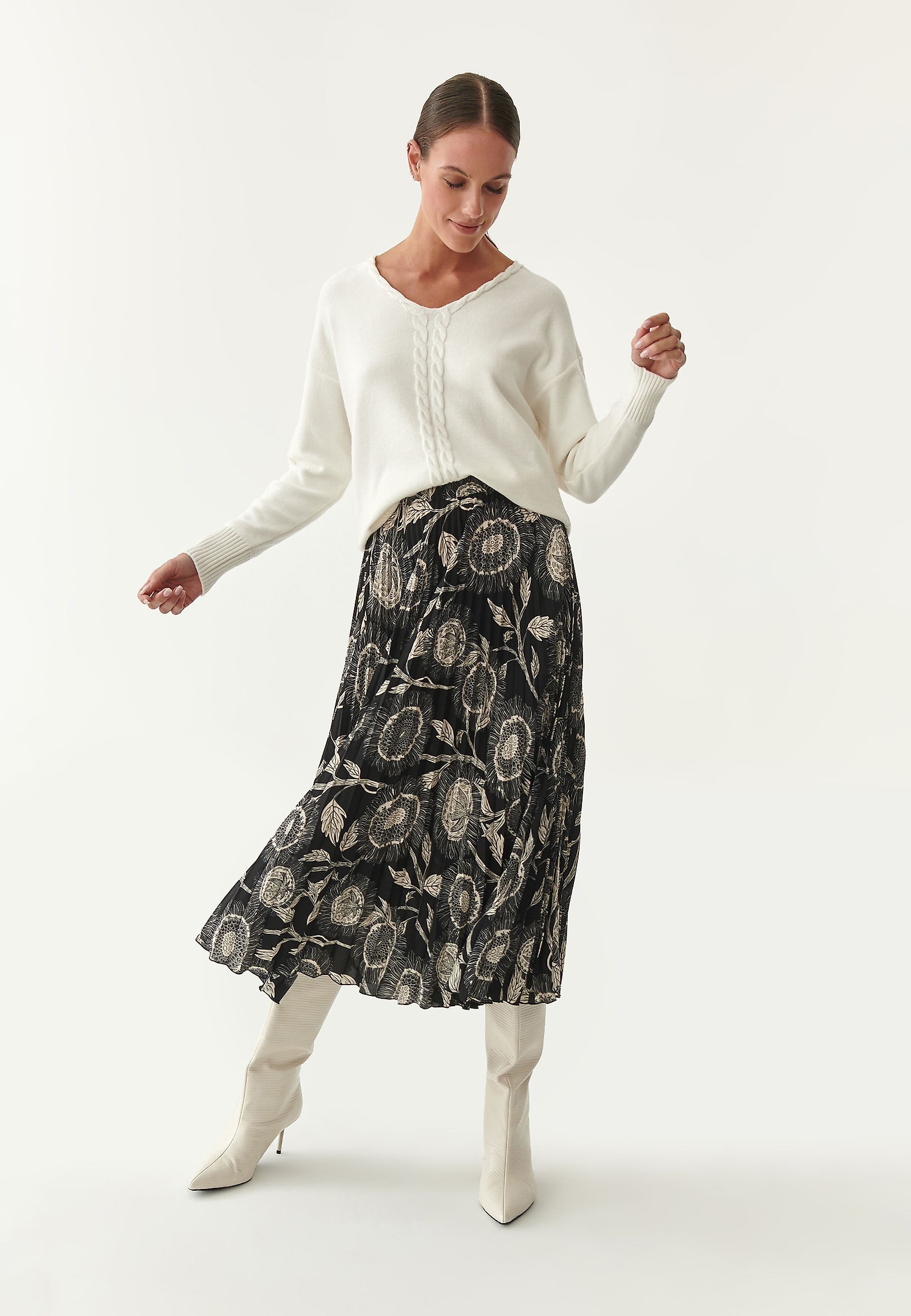 LONG PLEATED SKIRT MERIDIANA 2 LONG PLEATED SKIRT MERIDIANA 2 MULTICOLOR 82847