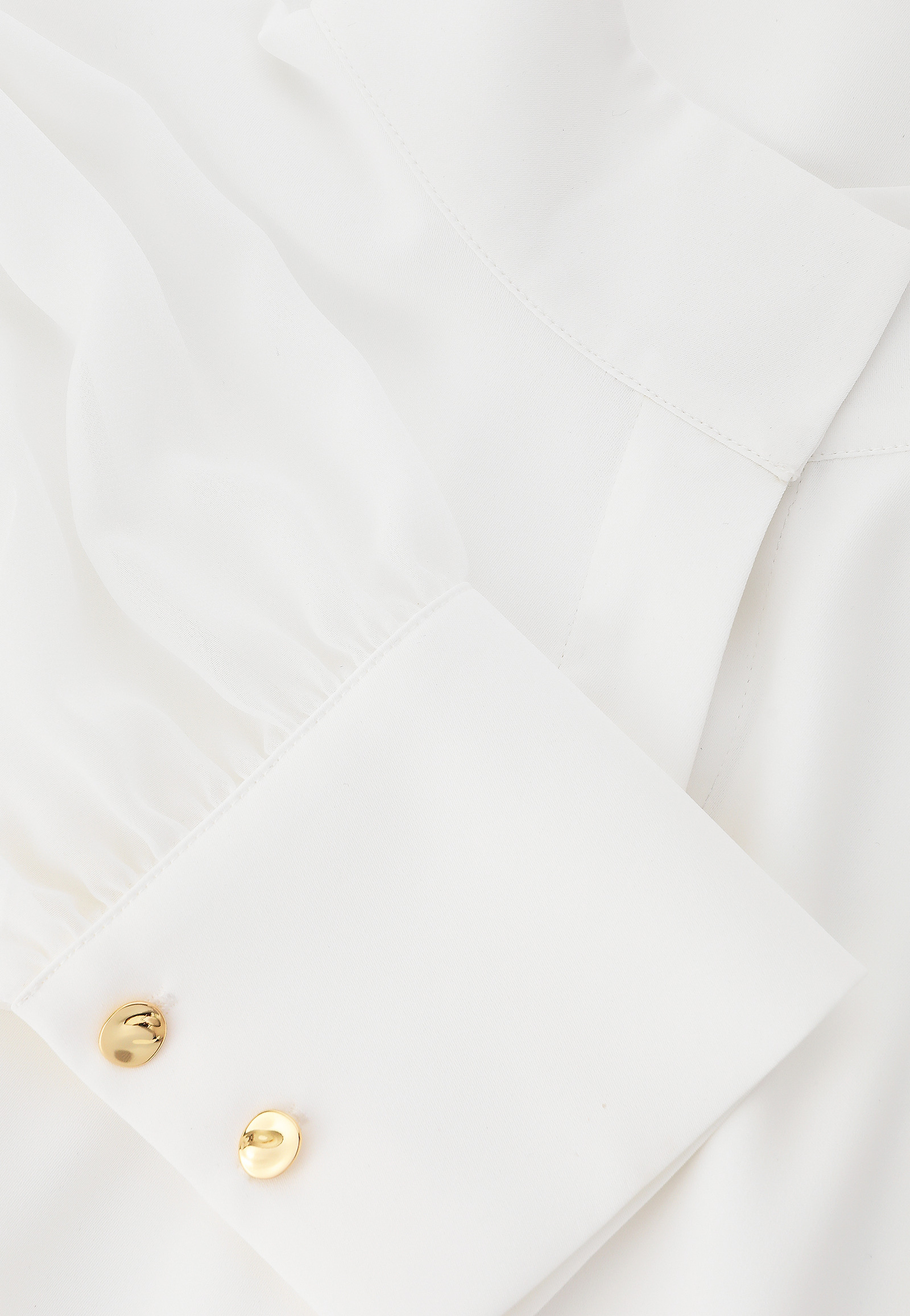 WOVEN SHIRT WITH STAND-UP COLLAR - AMANTHA WOVEN SHIRT WITH STAND-UP COLLAR - AMANTHA ECRU 116684