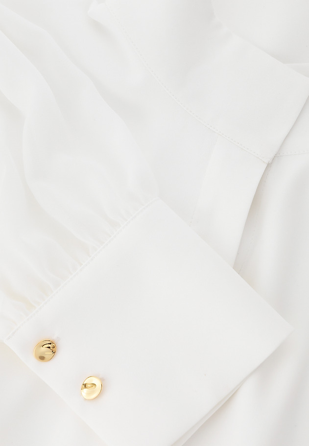 WOVEN SHIRT WITH STAND-UP COLLAR - AMANTHA WOVEN SHIRT WITH STAND-UP COLLAR - AMANTHA ECRU 9