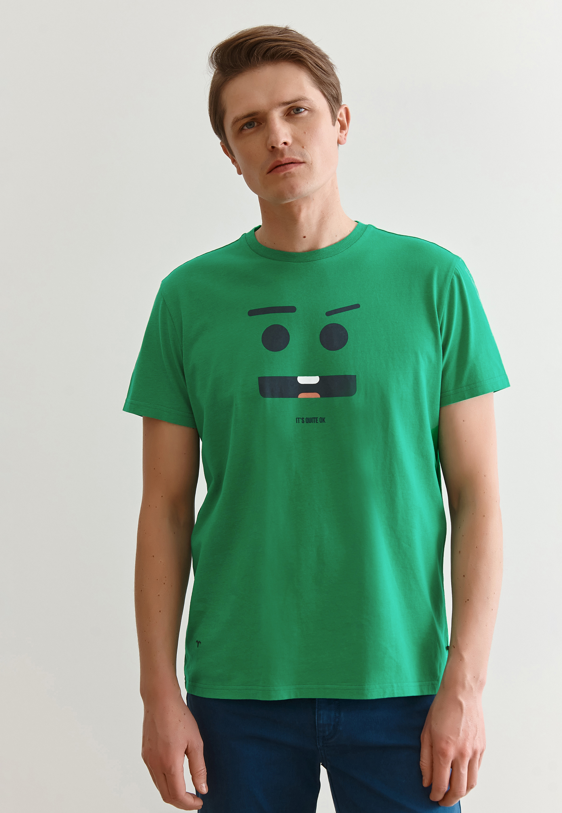 BAWEŁNIANY T-SHIRT MĘSKI MIKIN