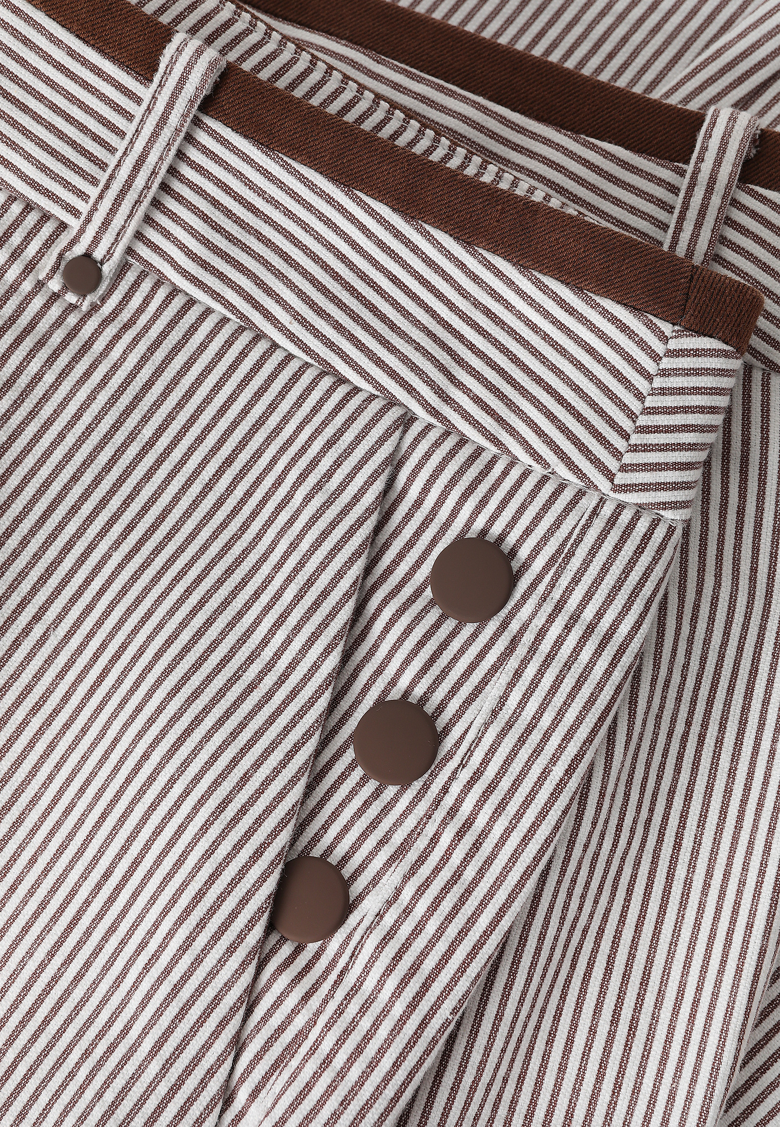 BAWEŁNIANE SPODNIE W PASKI - SEROKI BAWEŁNIANE SPODNIE W PASKI - SEROKI MULTIKOLOR 111789