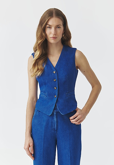 DENIM WAISTCOAT — RONITA DENIM WAISTCOAT — RONITA