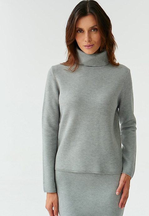 UNIVERSAL LADIES’ SWEATER WITH A TURTLENECK PIMPO 1 GREY 2