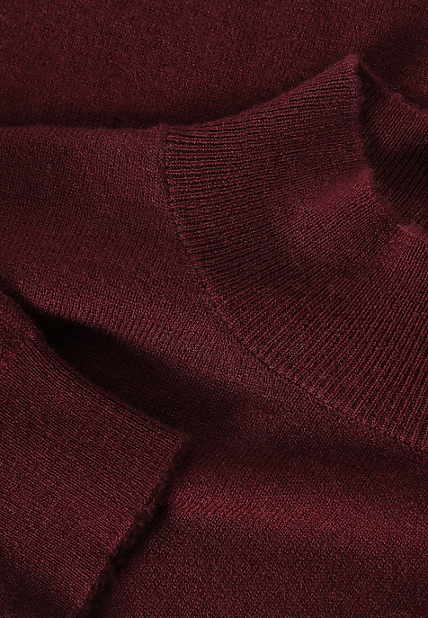 SWEATER DIN LÂNĂ MERINO CLASIC - LU ROȘU 2