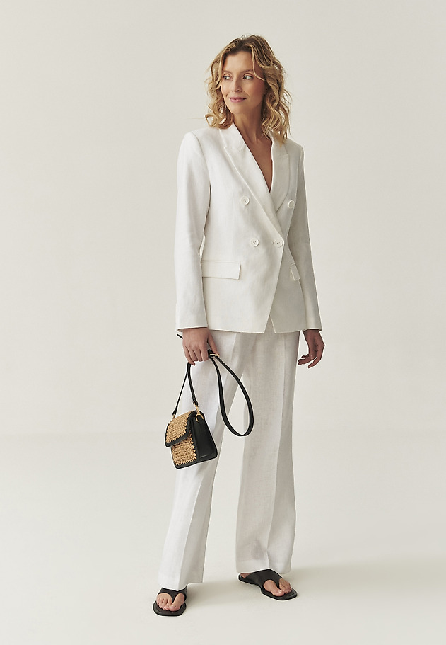 LINEN BLAZER - ZOLTA LINEN BLAZER - ZOLTA ECRU 7