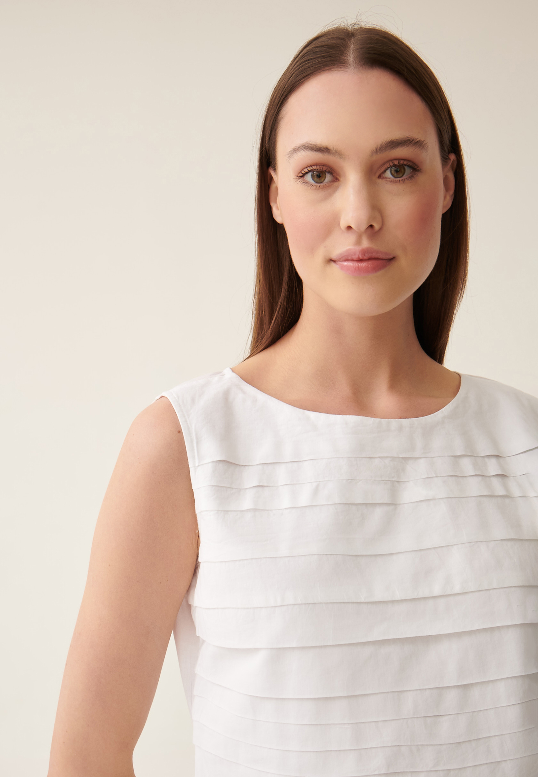 BLUZKA DAMSKA BAWEŁNIANA LOKA BIAŁY 2