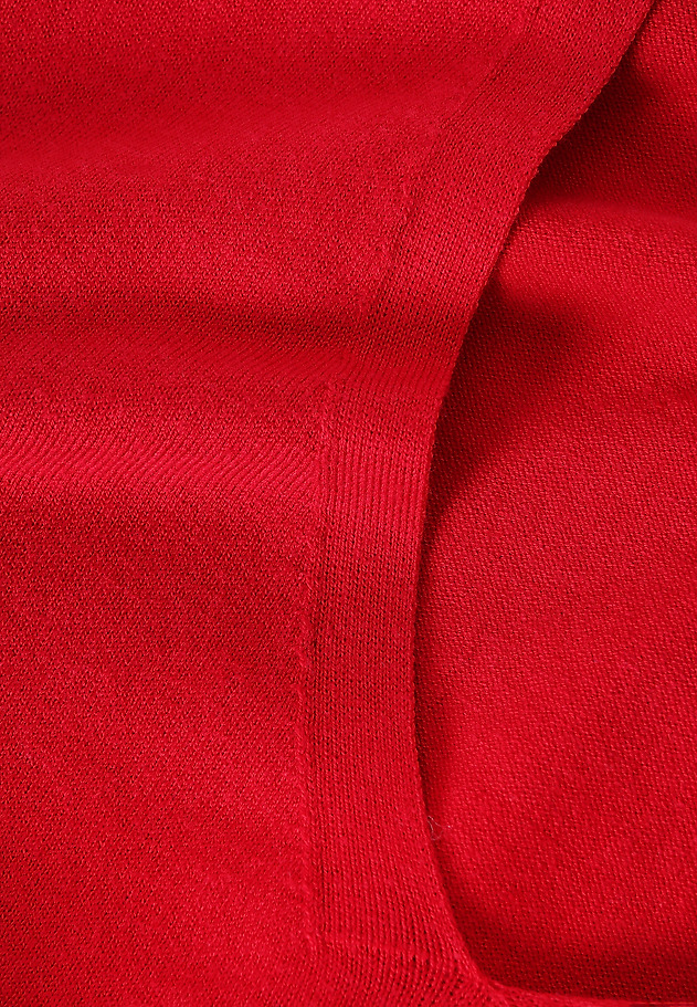 DOPASOWANY SWETER Z BAWEŁNĄ - VICA DOPASOWANY SWETER Z BAWEŁNĄ - VICA CZERWONY 8