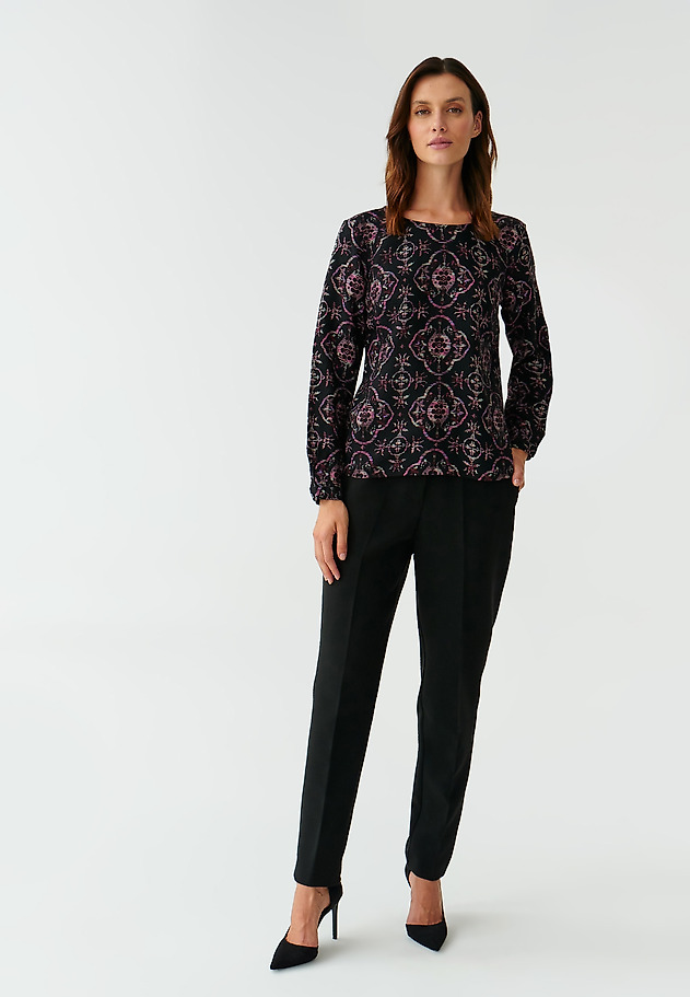 PATTERNED LADIES’ BLOUSE TRIKA PATTERNED LADIES’ BLOUSE TRIKA MULTICOLOR 2