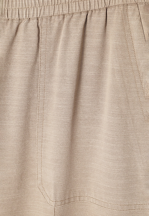 LADIES’ PANTS WITH TURNED-UP CUFFS - SUMIKO BEIGE 2