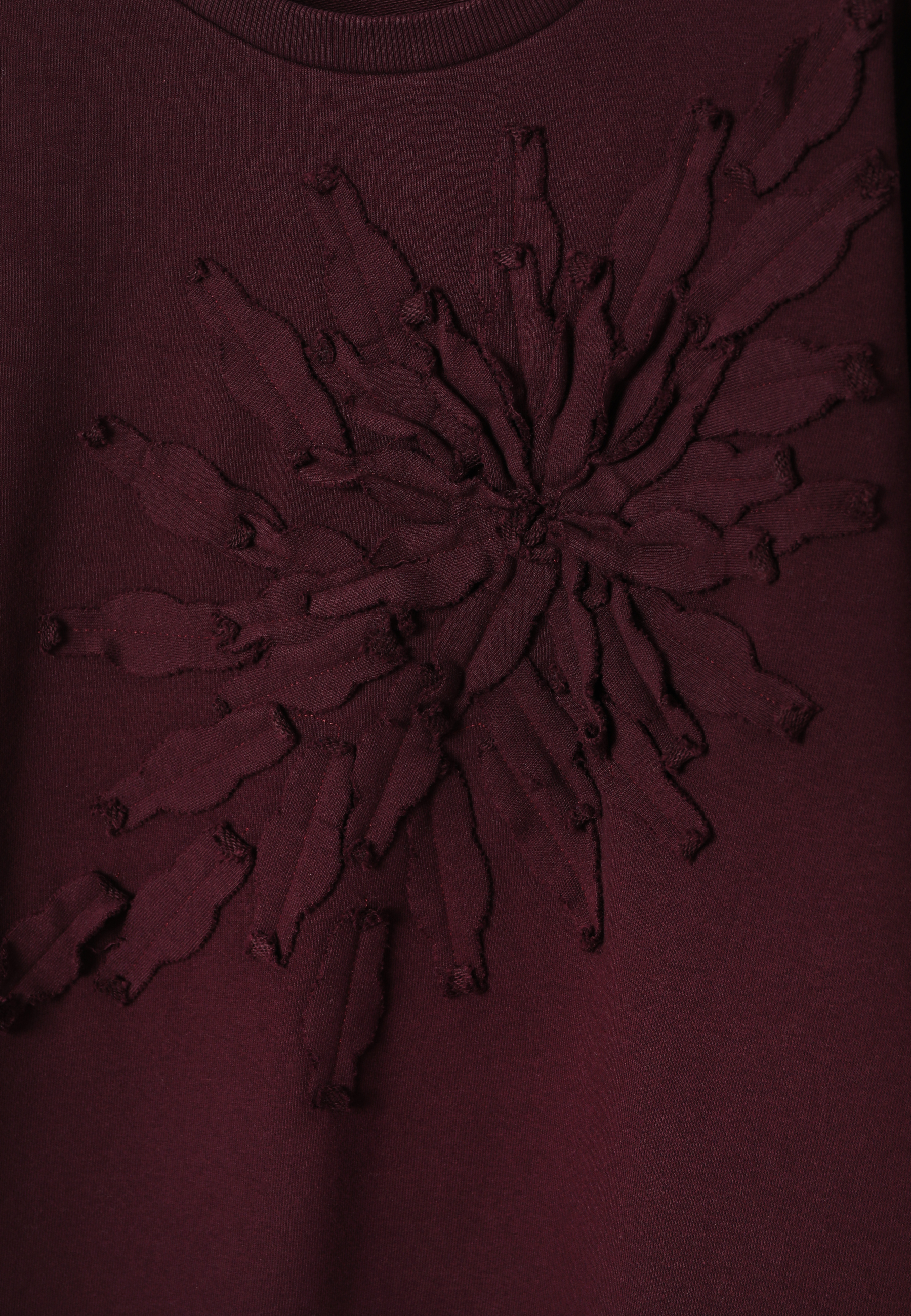 CASUALOWA WZORZYSTA BLUZA- ELTER CZERWONY 2