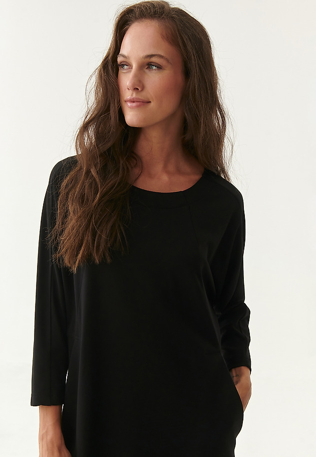 KNITTED OVERSIZED DRESS WODINI KNITTED OVERSIZED DRESS WODINI BLACK 3