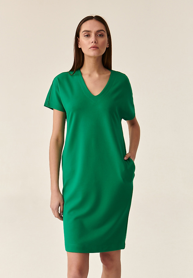 LADIES' SHORT-SLEEVE DRESS RADIMI LADIES' SHORT-SLEEVE DRESS RADIMI GREEN 2