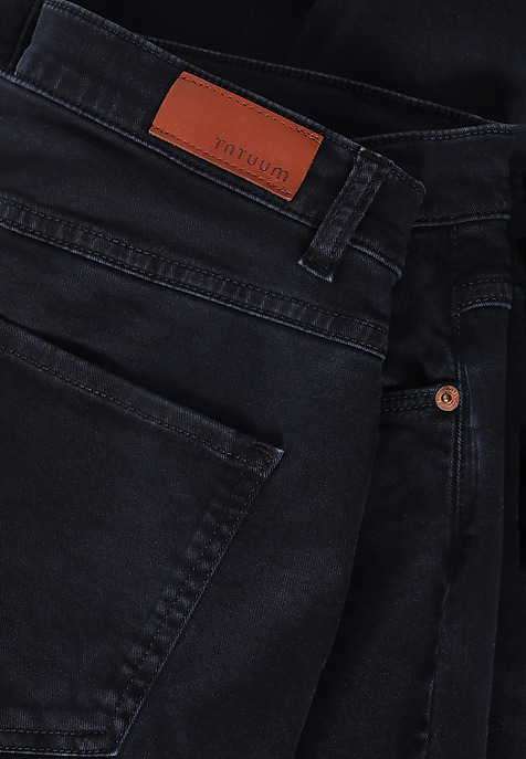 PANTALONI DE DAMĂ, CU CROIALĂ REGULAR FIT - ROMIKI BLEUMARIN 2