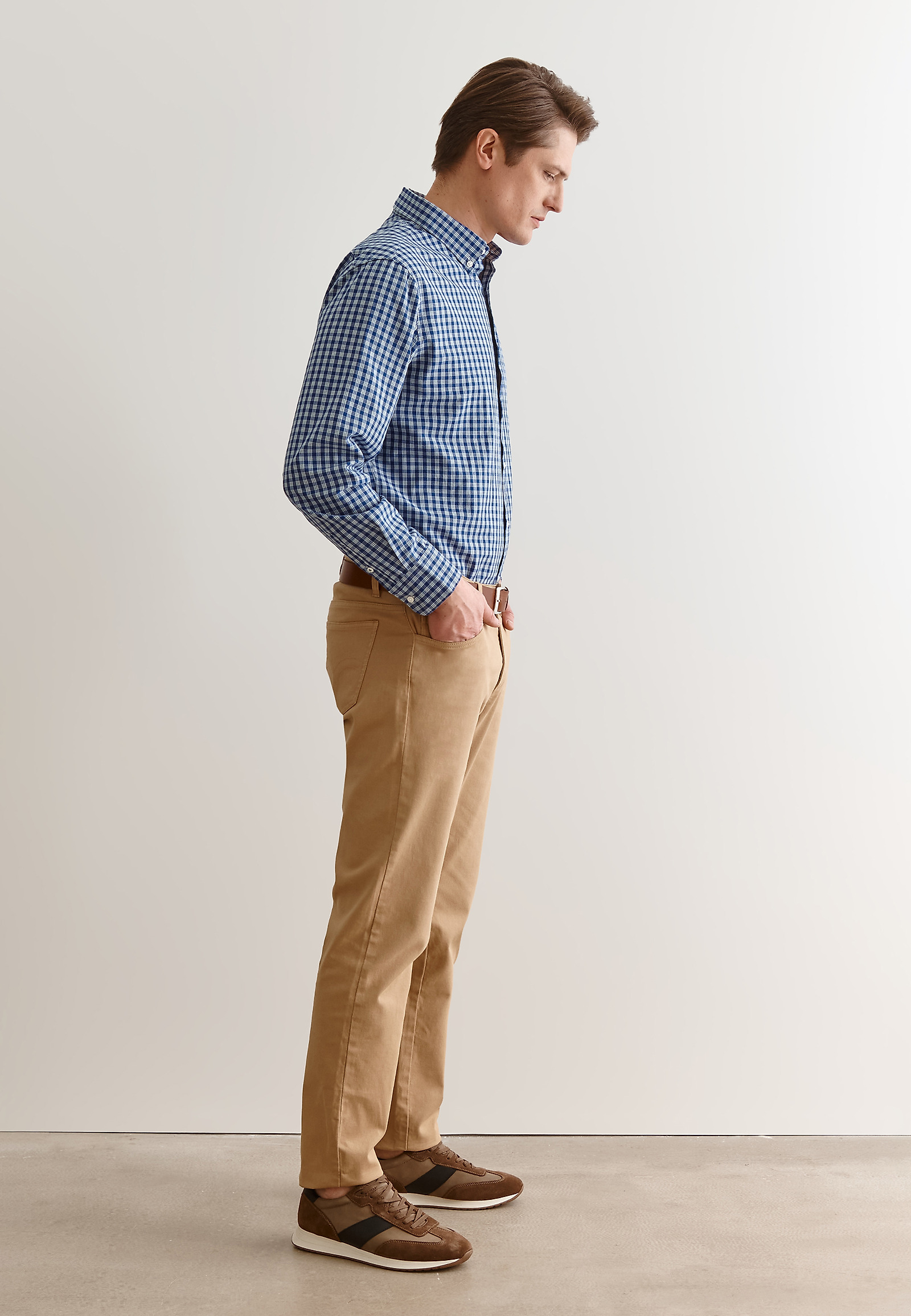 KOSZULA MĘSKA Z DŁUGIM RĘKAWEM FILIP 1 CLASSIC KOSZULA MĘSKA Z DŁUGIM RĘKAWEM FILIP 1 CLASSIC GRANATOWY 75597