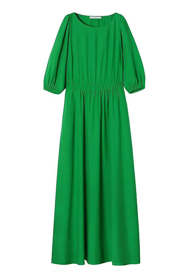 VISCOSE DRESS RIS VISCOSE DRESS RIS GREEN 6