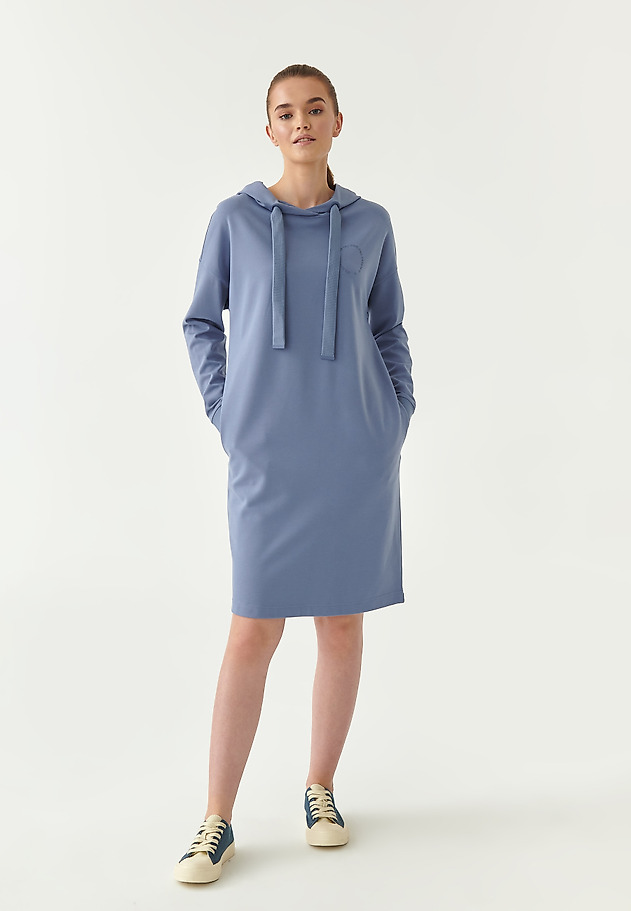 LADIES' HOODED DRESS PINTO LADIES' HOODED DRESS PINTO BLUE 4