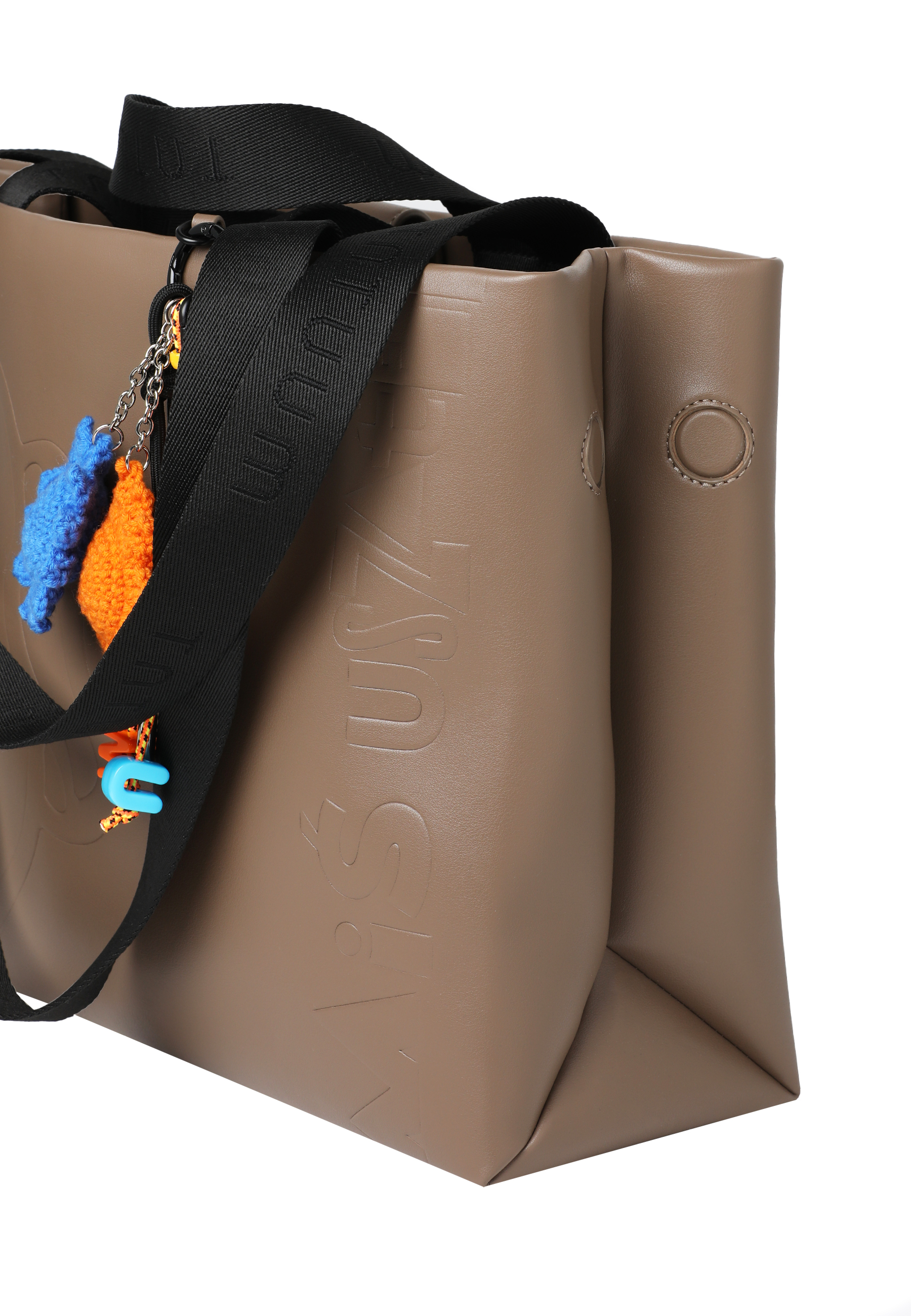 TORBA ZE WZOREM MISIA USZATKA - RELLE BEŻOWY 2