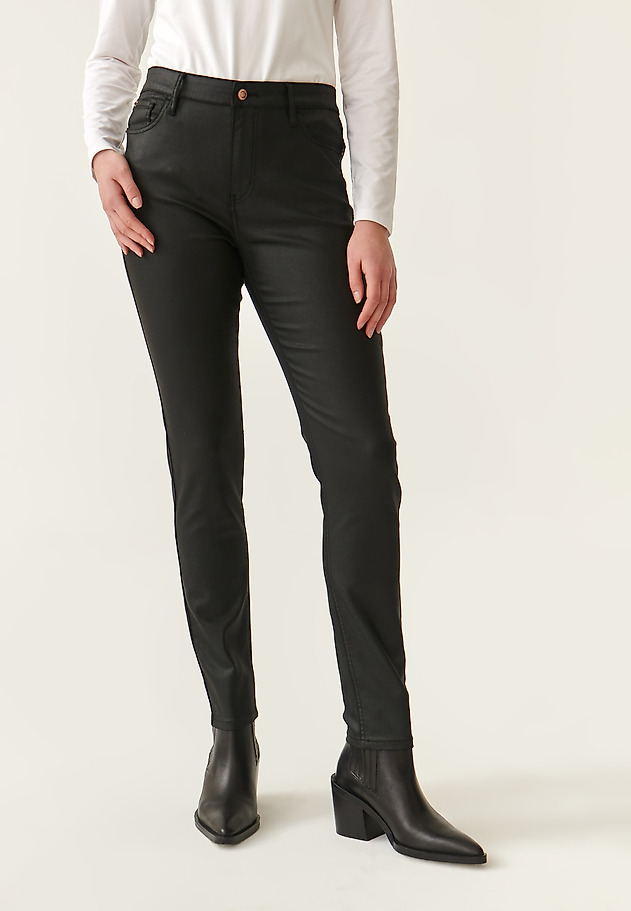 LADIES' COATED TROUSERS MORIA LADIES' COATED TROUSERS MORIA BLACK 2