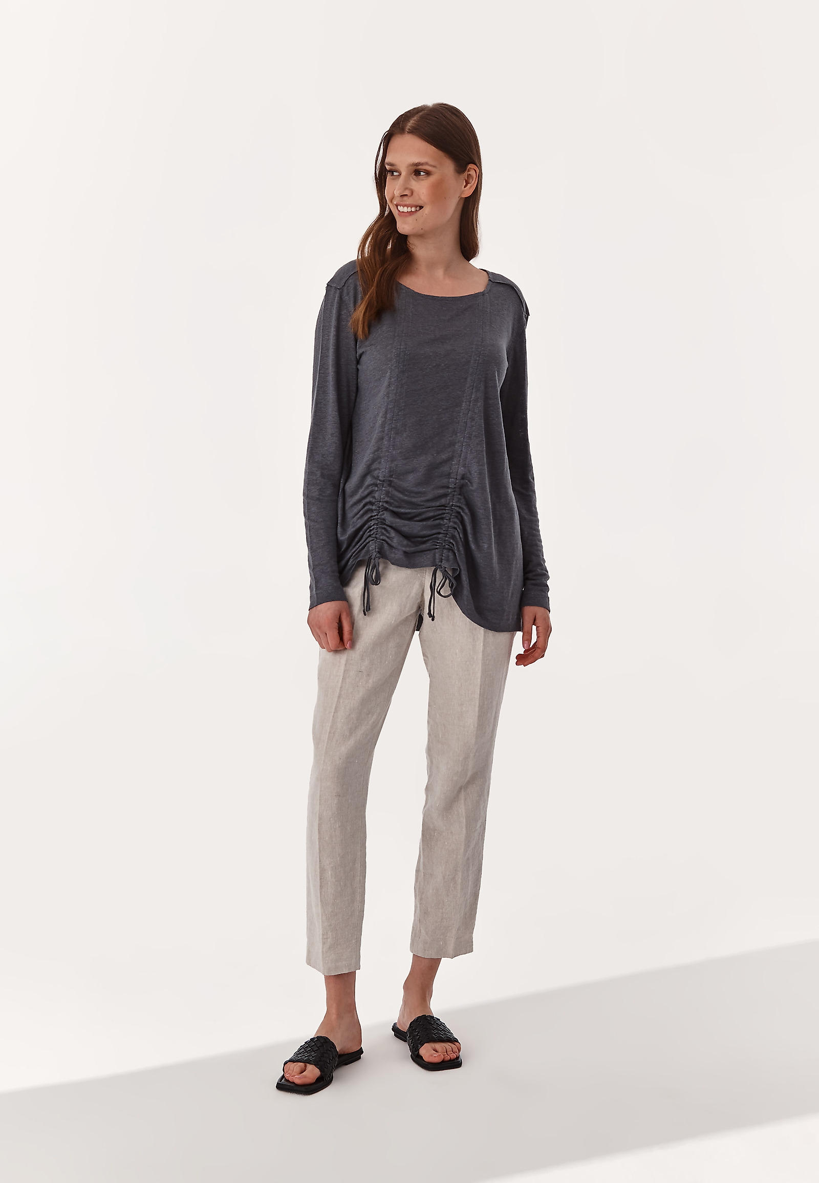 ŽENSKA BLUZA MILONI ŽENSKA BLUZA MILONI SIVA 78600