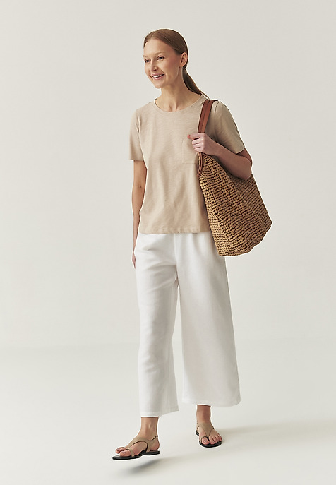 KALHOTY WIDE LEG – PULIO BÍLÁ 2