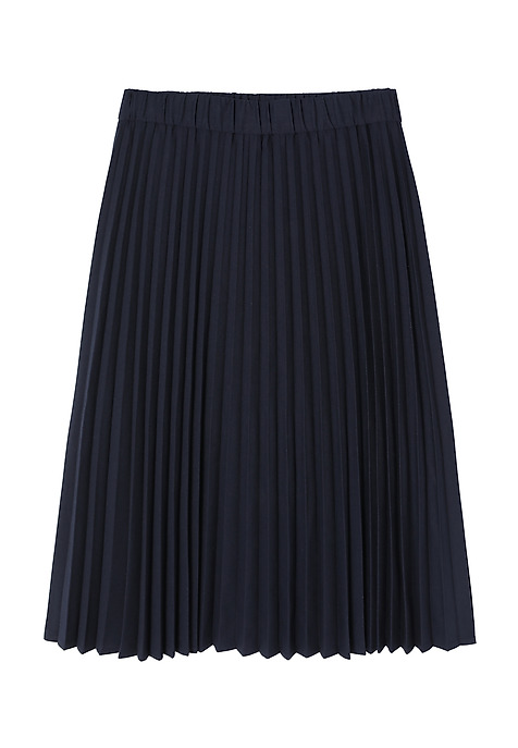 LADIES’ PLEATED SOLEIL SKIRT  - BARINALIA NAVY BLUE 2