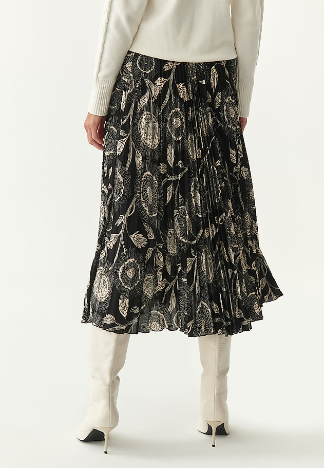 LONG PLEATED SKIRT MERIDIANA 2 LONG PLEATED SKIRT MERIDIANA 2 MULTIKOLOR 2