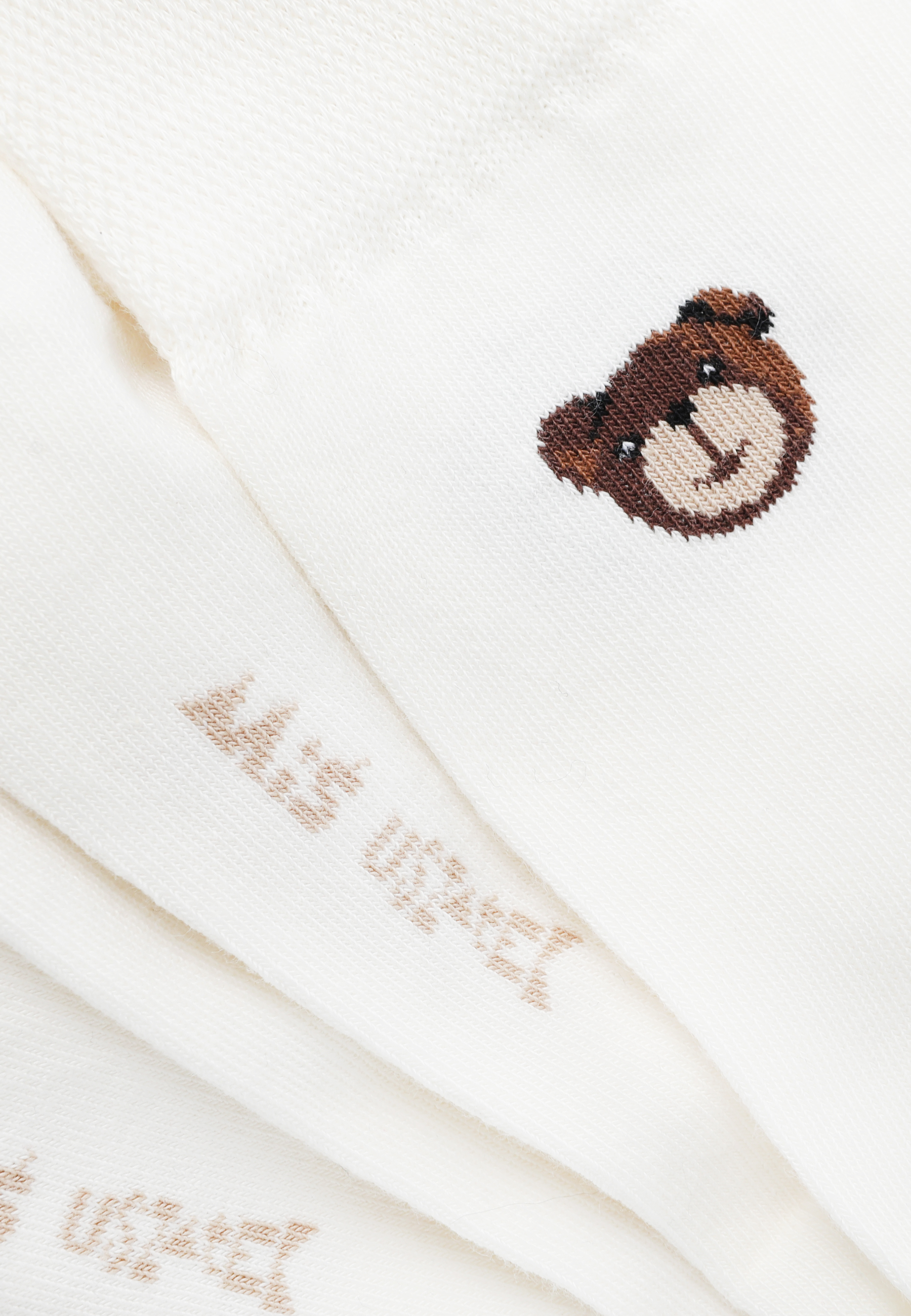 SKARPETKI DAMSKIE Z MOTYWEM MISIA USZATKA - FIORA MULTIKOLOR 2