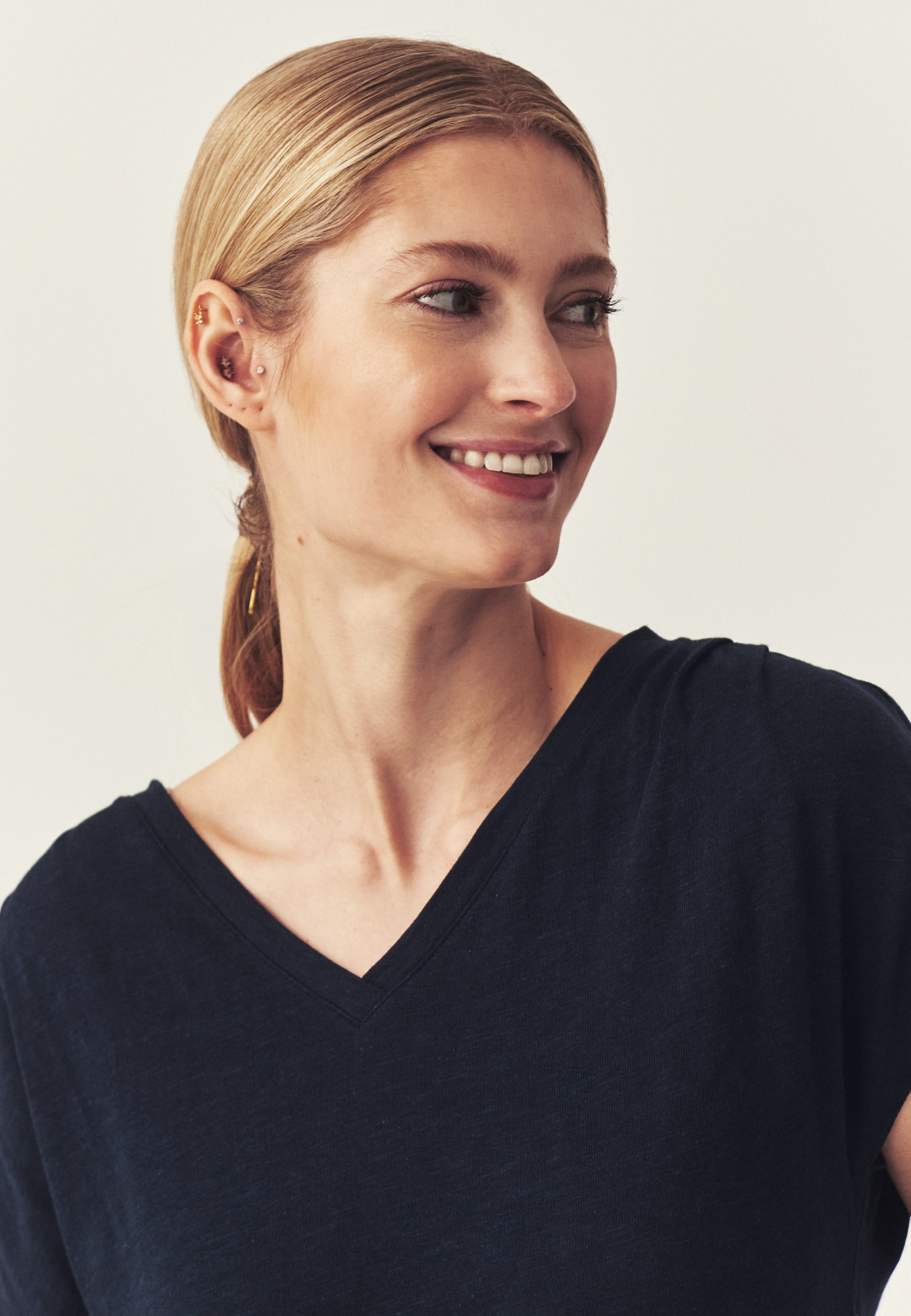 BLUZĂ LEJERĂ CU BUMBAC - SALMAZI