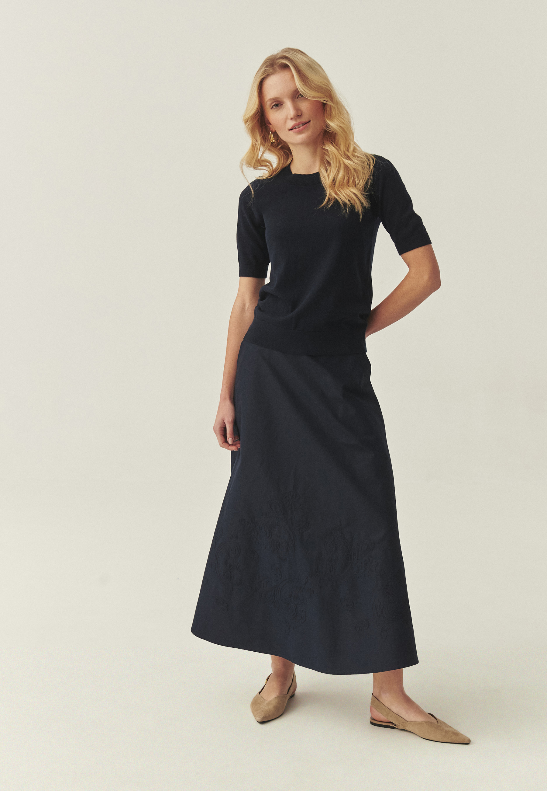 JUMPER CU AMESTEC DE MĂTASE - HILA 1