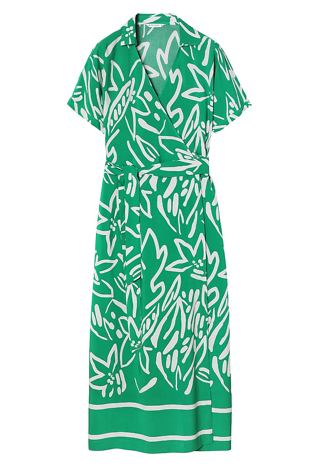 LADIES’ PATTERNED WRAP DRESS - ZERWI LADIES’ PATTERNED WRAP DRESS - ZERWI MULTIKOLOR 5