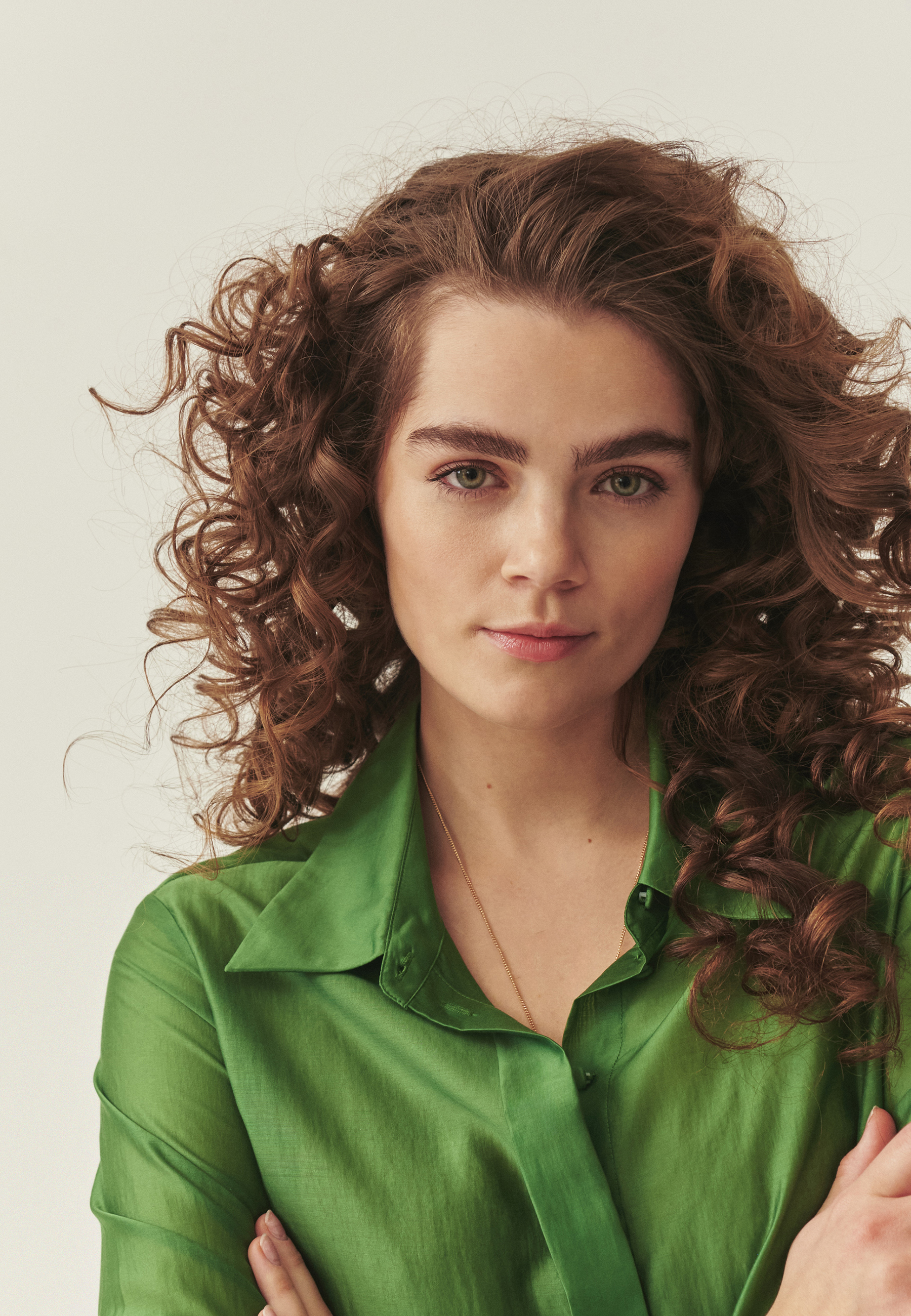 ELEGANCKA KOSZULA Z LYOCELLEM TENCEL™ - BERRA ZIELONY 2