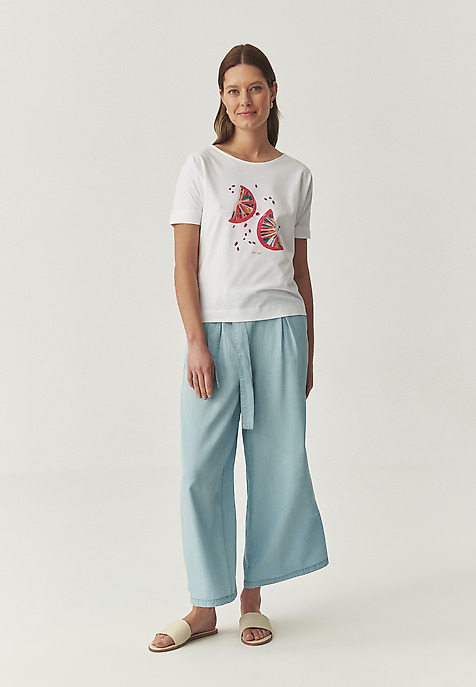 TRICOU DIN BUMBAC - LALI 1 ALB 2