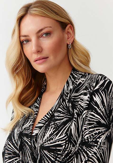 Mintás hölgyek bodysuit hosszú ujjakkal - AGATHA TÖBBSZÍNŰ 2