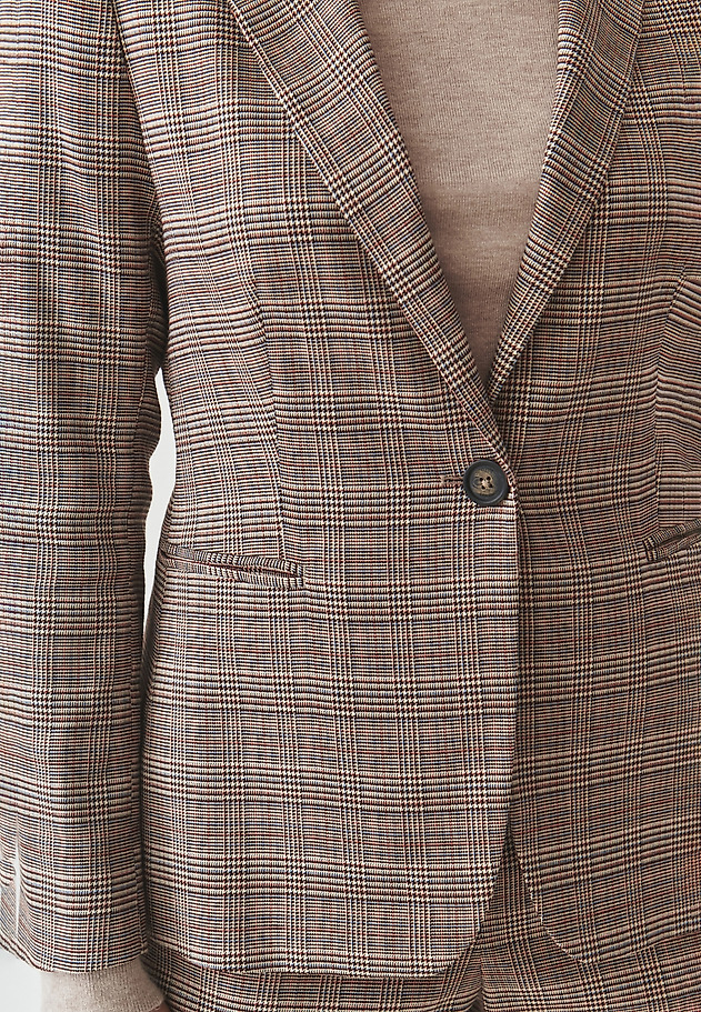 CHECKERED FABRIC BLAZER - KAREMA 1 CHECKERED FABRIC BLAZER - KAREMA 1 MULTIKOLOR 5