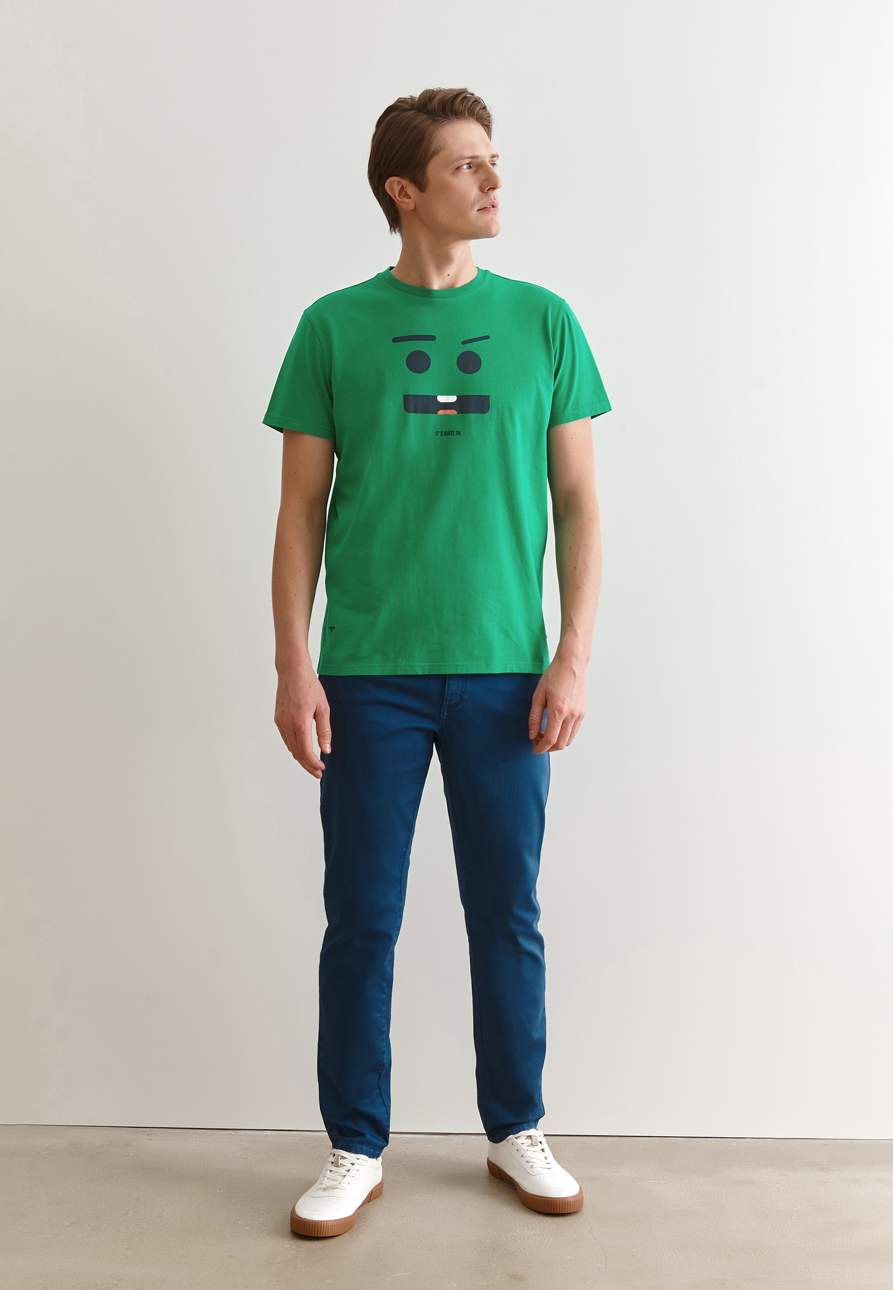 BAWEŁNIANY T-SHIRT MĘSKI MIKIN