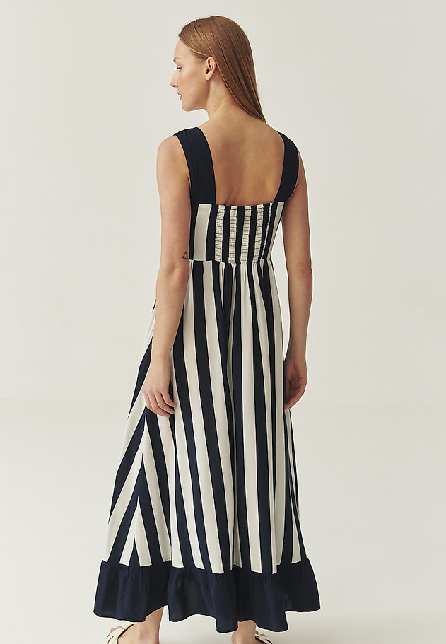 STRIPED VISCOSE MAXI DRESS - DALIANA 1 STRIPED VISCOSE MAXI DRESS - DALIANA 1 MULTIKOLOR 3